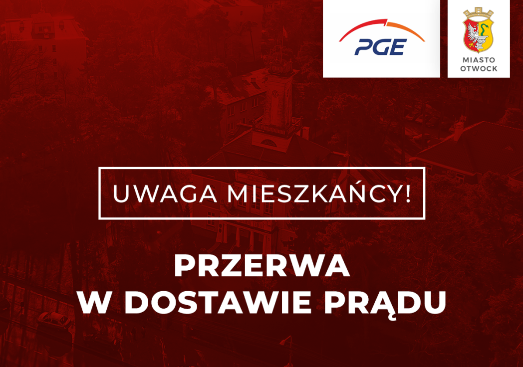 Informacja o przerwie w dostawie energii...