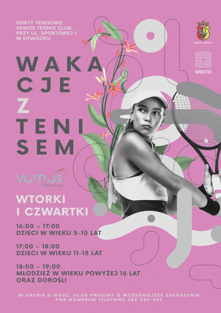 Wakacje z tenisem – zapraszamy na zajęcia