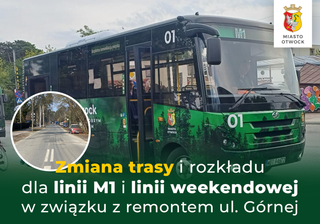 Zmiany w kursowaniu linii M1