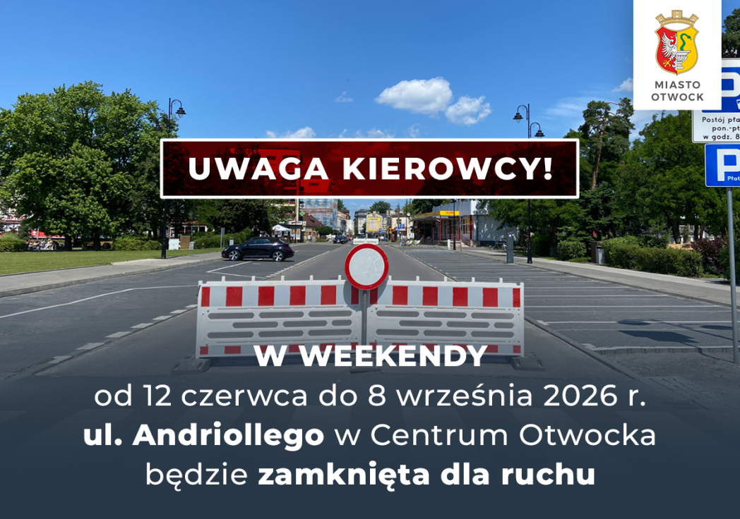 Ulica Andriollego zamknięta w letnie weekendy